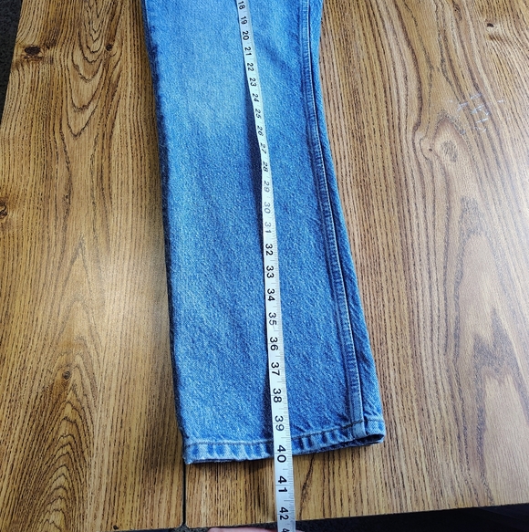 Reformation Cynthia High Rise Straight Women's Jeans Button Fly Medium Wash 27. - Picture 14 of 16